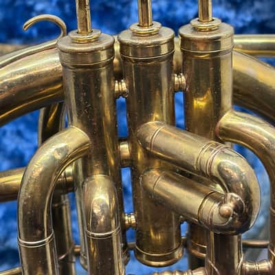 Vintage Historic Selmer Mersel American Concert Circular Mellophone 1900-1920s Brass Mellophone French Horn Style Horn! image 5