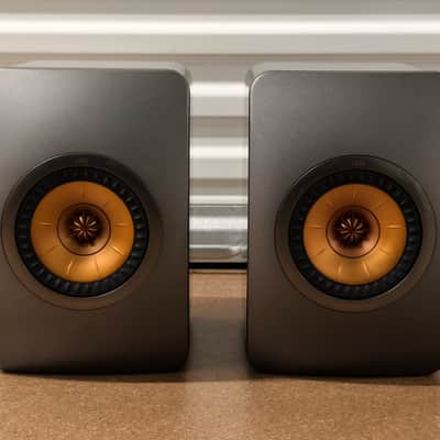 KEF LS50 Passive Bookshelf Speakers Hi-Fi Studio Monitor Pair 25-100W 8 Ohm image 2