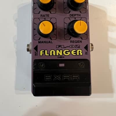 Exar Flanger FL-02 vintage effects pedal no longer made.  Great flanger tones 80's / 90's will need 1/8" 9v power supply image 1