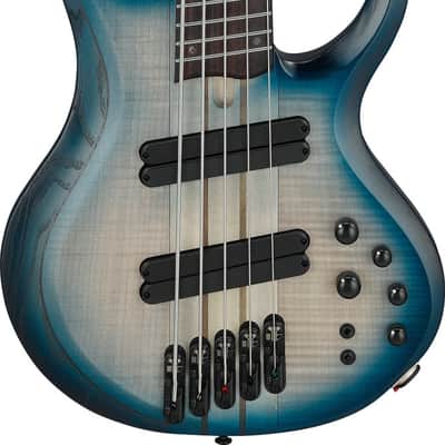 Ibanez BTB Bass Workshop 5 String Electric Bass Multi Scale - Cosmic Blue Starburst Low Gloss (BTB705LMCTL) image 10