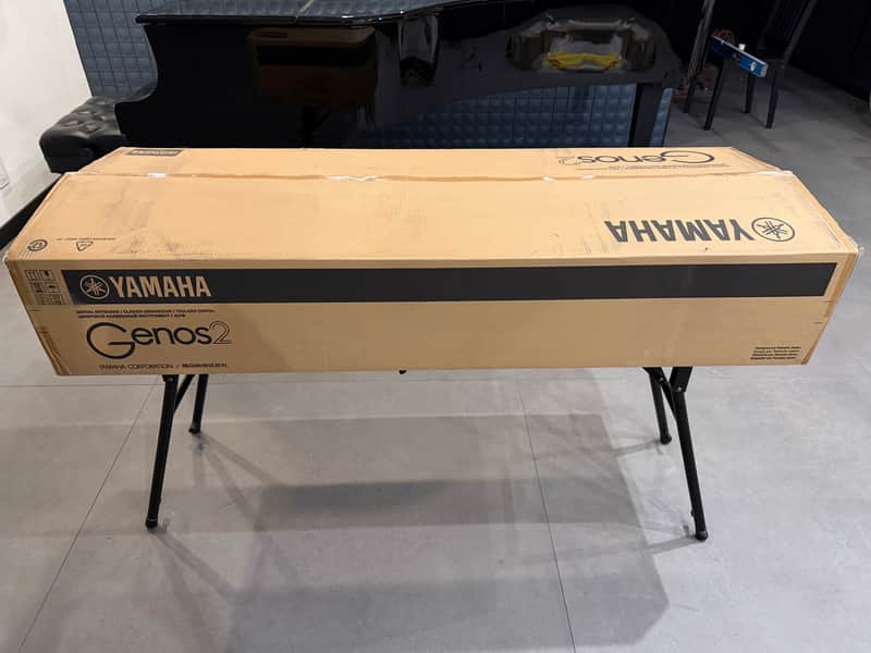 Yamaha Genos 2 76-Key Digital Arranger Workstation 2024 - Present - Black image 1