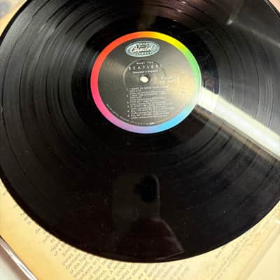 Vintage Beatles vinyl records 1964/1968 Capitol Rainbow UA Apple image 18