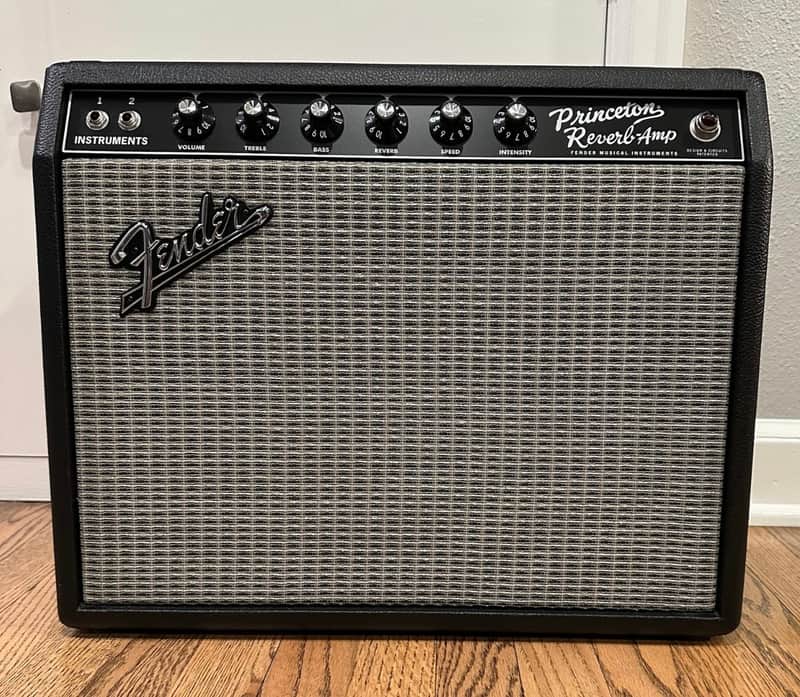 Fender '65 Princeton Reverb Reissue 12-Watt 1x10" Guitar Combo 2008 - Present - Black image 1