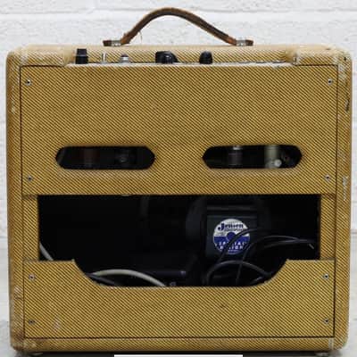 1958 Fender Harvard 5F10 guitar amplifier, made in USA (USA voltage) image 2