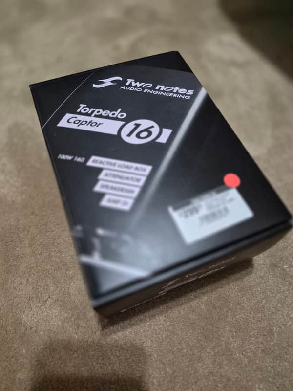 Two Notes Torpedo Captor Loadbox / Attenuator / DI - 16 Ohm 2010s - Black image 1