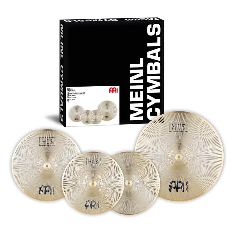 Meinl HCS 4-PC Practice Cymbal Set 14/16/20