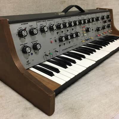 Steiner Parker Synthacon Model 174 1975-1979 Like Minimoog / ARP Odyssey Silverface Wood Sides image 2