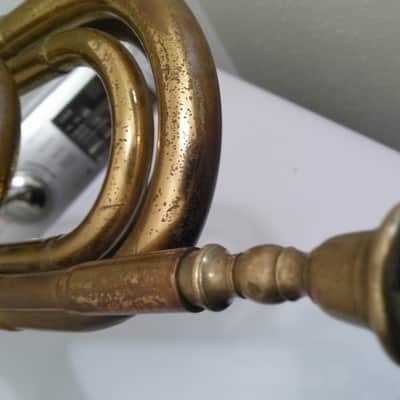 Bugel Tenor Geo Way Drums Inc Elkhart IN 1970 Brass Pro Piston Bugle image 3