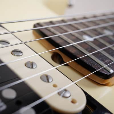 Kramer JK2000 MIJ 1980's White Original Floyd Rose Seymour Duncan Pickups Japan w/ Bag image 9