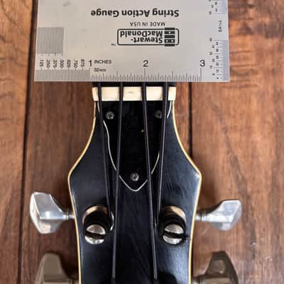 1988 Greco VB-650 Violin Bass Beatles McCartney Black TapeWound MIJ Fujigen Japan image 15
