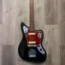 1963 Fender Jaguar – Black Refinish – Mastery Bridge + Original Bridge – Hardshell Case