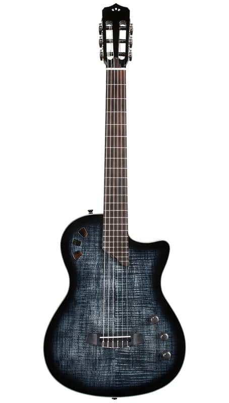 Cordoba Stage Guitar - Black Burst - Chambered Thin-body, Nylon String Acoustic Electric image 1
