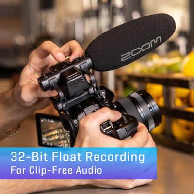 Zoom M3 MicTrak Stereo On-Camera Shotgun Microphone with 32-Bit Float, 90 degree, 120 degree, and MONO Mode, Shockmount, USB Microphone Compatible, and Battery Powered image 2