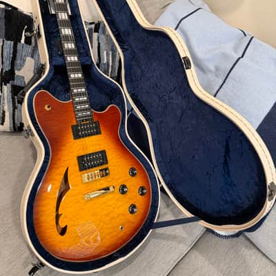 MINT EVH SA126 Special QM Tobacco Burst Ebony w/case TSU23404 Tobacco Burst image 8