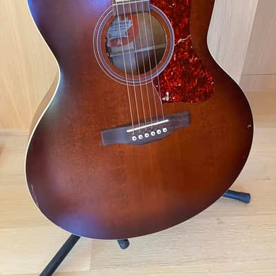 Norman ST30 MJ Havana Burst Element Mini Jumbo Acoustic Electric Guitar w/Bag image 2