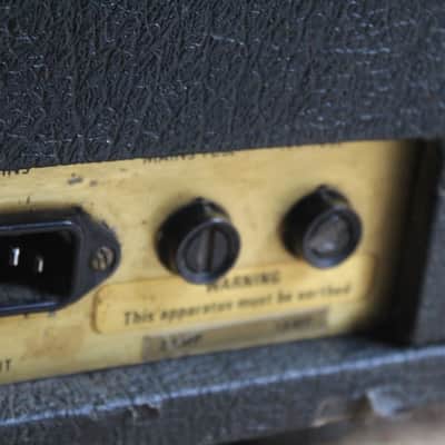 MARSHALL 1992 JMP Super Bass 100w of 1977 with her Cabinet 4x12 image 10
