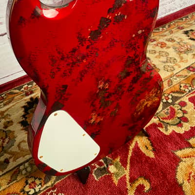 2026 Bell & Hern SG Custom "Red Hot Lover" Seymour's Kluson's w/HSC Mahogany body and neck Rosewood fretboard Angus, Derek, Carlos image 9