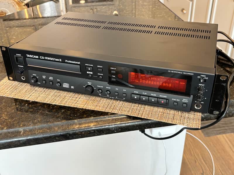 TASCAM CD-RW901MKII CD Recorder 2014 - Present - Black image 1