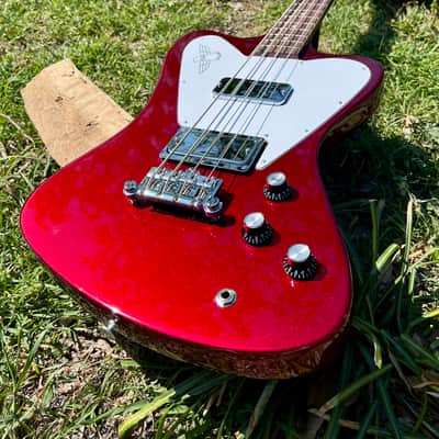 Gibson Non Reverse Thunderbird Bass Guitar 2022 - Sparkling Burgundy image 9