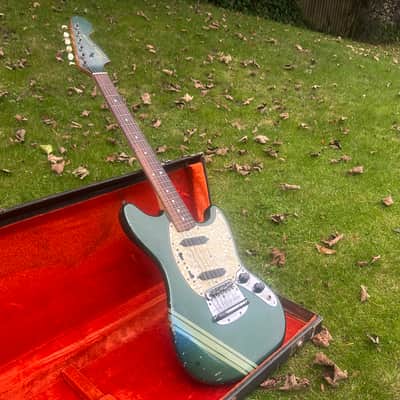 1969 Fender Mustang Competition Burgundy (Blue) image 10