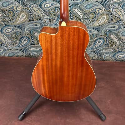 Yamaha FGC-TA TransAcoustic Cutaway Brown Sunburst image 6
