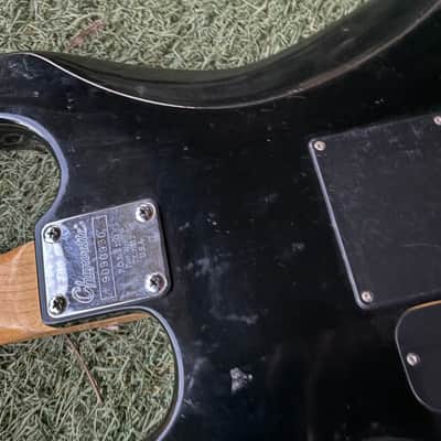 Charvette by Charvel Model 100 Black 1990s Reverse Headstock image 9