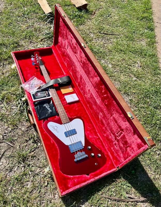 Gibson Non Reverse Thunderbird Bass Guitar 2022 - Sparkling Burgundy image 1
