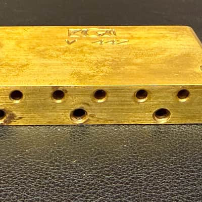 KGC Killer Guitar Components Brass Tremolo Block - Vintage Fender Strat used image 3