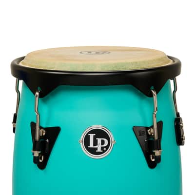 LP Discovery II Ultralight 10-11 Conga Set w/Stand, Sea Foam image 3