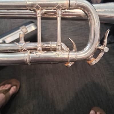 1921 Emil K. Blessing Trumpet - Silver image 7
