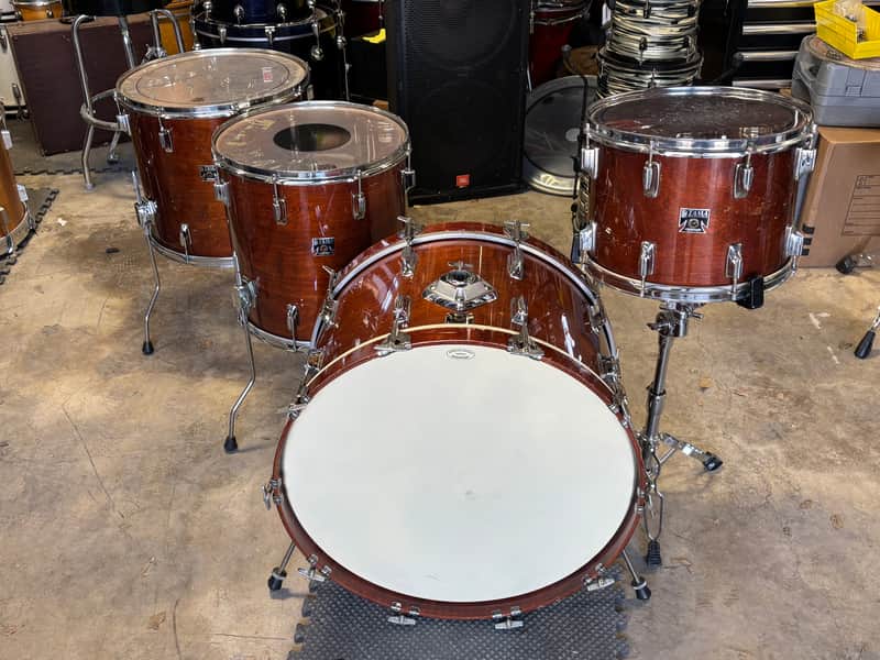 Tama 80’s Superstar Mahogany 24-14-16-18 Drum Set image 1