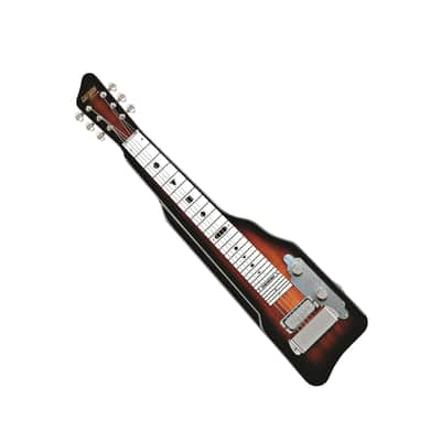 Gretsch G5700 Electromatic Lap Steel with White Plastic Fretboard - Tobacco image 2