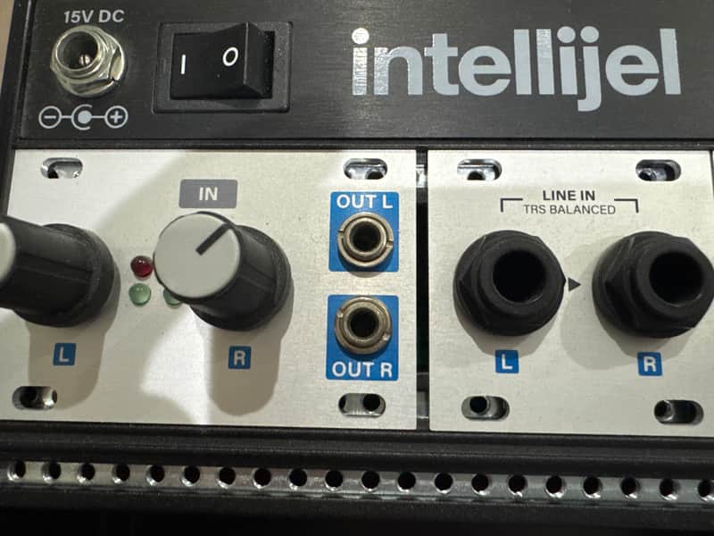 Intellijel Stereo Line In 1U Line Input Eurorack Synth Module 2020 - Present - White image 1