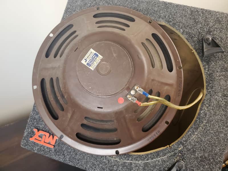 1963 Jensen C12-RL Ceramic 12" Speaker Black Carpet In Car Stereo Cab Extension Speaker Guitar Amp 8ohm image 1