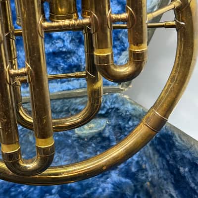 Vintage Historic Selmer Mersel American Concert Circular Mellophone 1900-1920s Brass Mellophone French Horn Style Horn! image 8