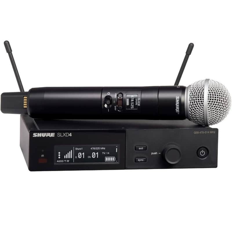 Shure SLXD24/SM58-G58 Wireless System With SM58 Handheld Transmitter- G58 Band (470-514 MHz) image 1