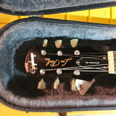 Epiphone flametop les paul ,cherry red Older model in minty condition, circa 1995 image 6