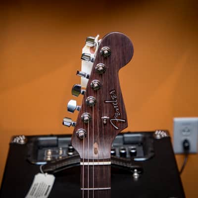 Fender Rarities Stratocaster Semi-hollow Body Electric Guitar, Solid Rosewood Neck, Flametop image 3