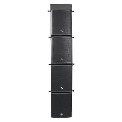 ZETHUS-M3X4 | ZETHUS Series Line Array Speaker System with Four Compact 6 x 3" Line Array PA Speakers and One Flying Frame, Black image 2