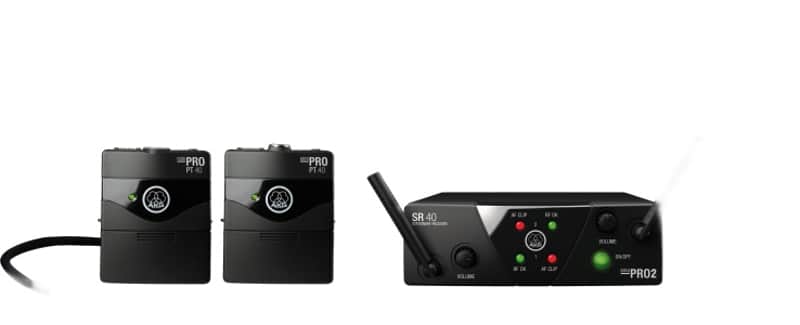 AKG WMS40 Mini Dual Instrumental Set - Band A & B image 1