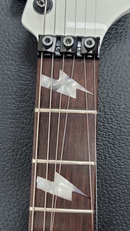 Rare Fernandes FST Lightning White MIJ Japan FR Set-neck | Reverb