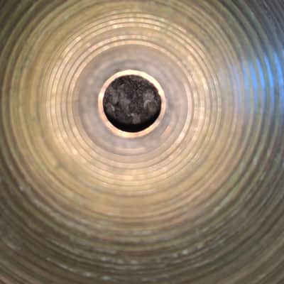 Vintage Zildjian 15  inch hi hat hi hat cymbal bottom cymbal only image 5