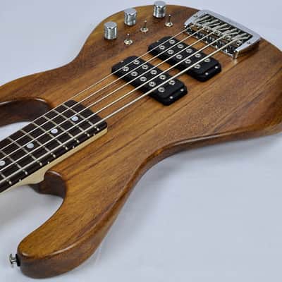 G&L L-2500 USA Custom 5 String Monkey Pod Bass in Natural Satin image 5