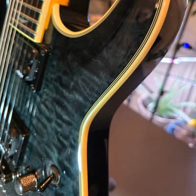 Schecter Omen Extreme-7 2010 - Present - See-Thru Black image 12