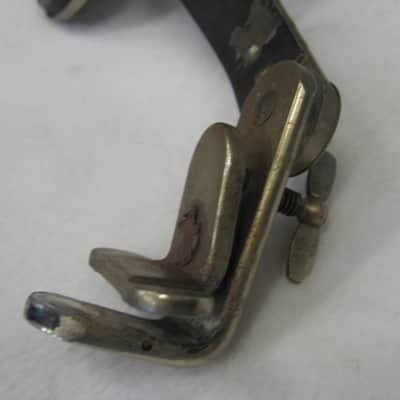 Leedy Bass Drum Hoop mounted Paddle Muffler (Lot4143U-5143) 40's/50's - Nickel Plated image 18