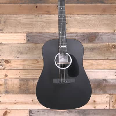 Martin DX Johnny Cash Acoustic/Electric Guitar Black w/ Gigbag image 4