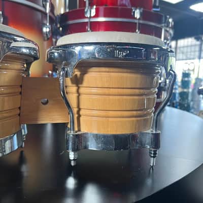 L.P. Latin Percussion Generation II Bongos w/Comfort Curve II Rims & Deluxe LP Bag image 7