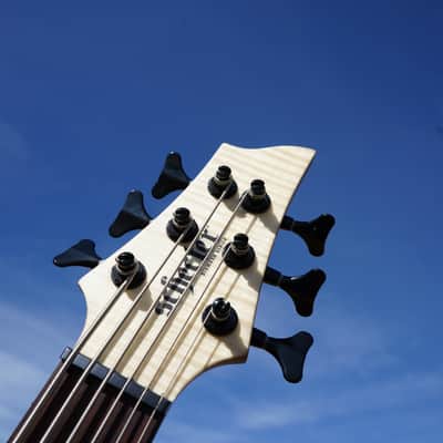 Schecter DIAMOND SERIES Charles Berthoud CB-6 Natural Satin 6-String Bass (New for 2025) image 8