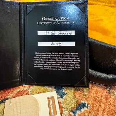 Gibson 1961 SG Standard VOS 2022 - Vintage Cherry image 16