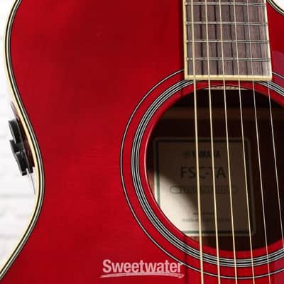 Yamaha FSC-TA TransAcoustic Concert Cutaway Acoustic-electric Guitar - Ruby Red (FSCTARRd1) image 6